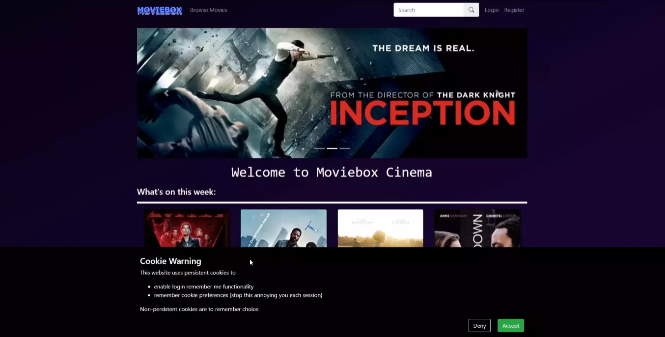 Home page