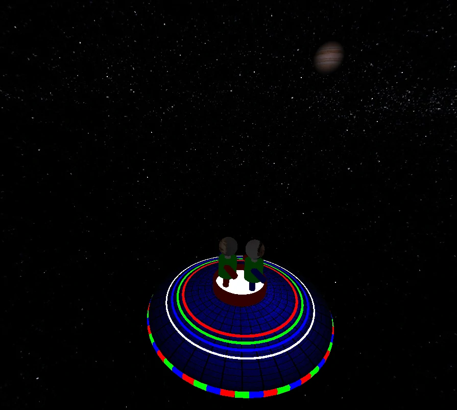 Specular lighting / emission materials on UFO